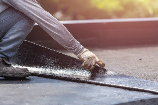 Professional Waterproofing technician working in Smithtown, NY